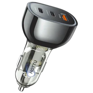 HOTTU CC20 Car Fast Charger 68W | 2 Type C | 1 USB A