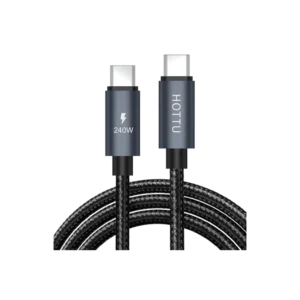 HOTTU CTC24 240W C to C Data Cable (2 Meter) | PD 3.1 Fast Charging Braided Wire