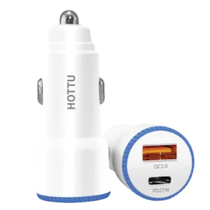HOTTU CC19 - 45W Car Charger | USB A | TYPE C